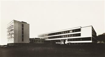 LUCIA MOHOLY (1894-1989) A selection of 7 important real photo postcards documenting the art and architecture of the Bauhaus.